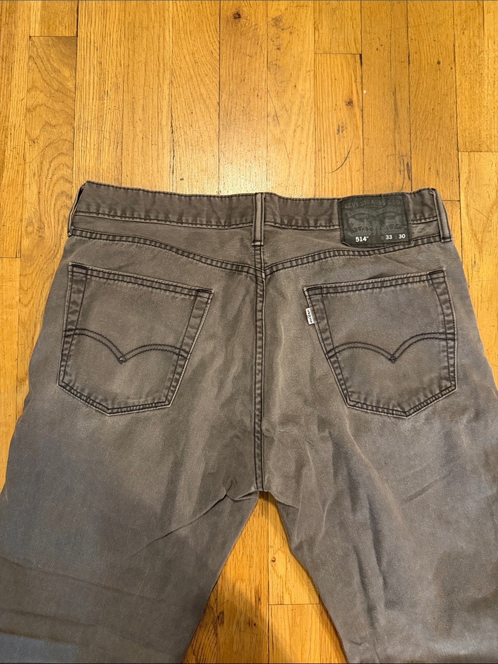 Levi's Men's Slim Straight Jeans in Charcoal Gray